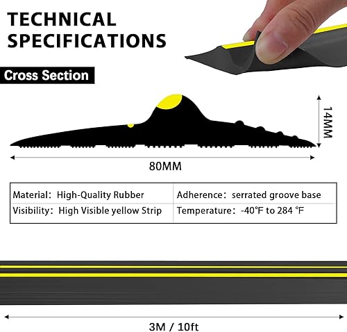 Guarnizione Soglia Porta Garage 3 Metri Door Floor Seal Strip Ideale per Mantenere il Garage Pulito e Asciutto, Blocca Sporco, Foglie e Agenti Atmosferici - Honorern