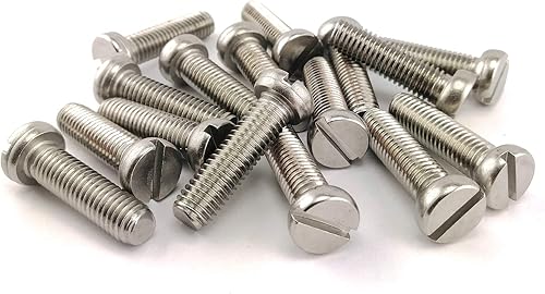 100x Vite a Testa Cilindrica con Intaglio DIN 84 Acciaio Inox M5x10 - Honorern