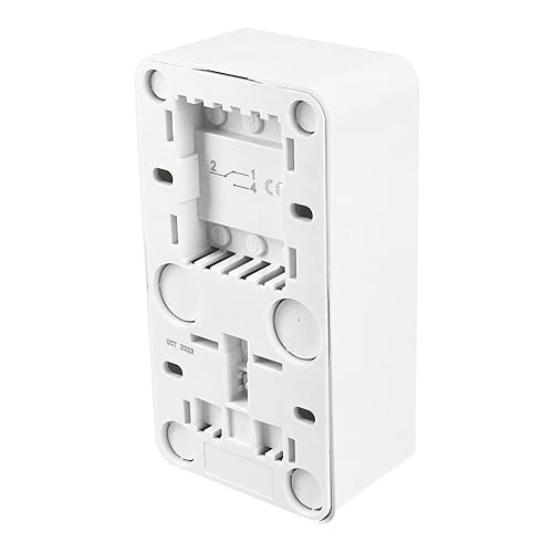 Interruttore 2 Circuiti con Presa Schuko Superficie, Jandei, Policarbonato Bianco - Honorern