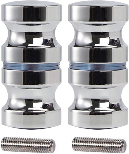 HUYIWEI 2 Paio Maniglie Porta per Doccia,30mm Pomolo per Porte Vetro,Maniglia con Foro Singolo,Maniglione da Bagno In Acciaio Inossidabile,Dotato di Vite M8 - Honorern