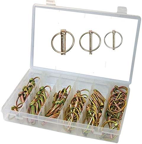 SET 50 SPINE A SCATTO ASSORTITE IN BOX/CONTENITORE PERNI COPPIGLIE ANELLI - Honorern