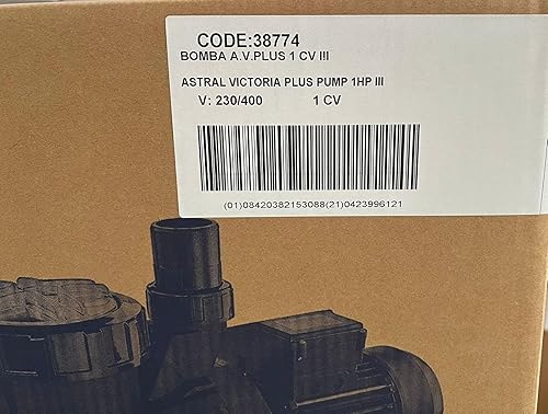 ASTRAL - Elettropompa Pompa Piscina Astral Victoria Plus Silent Hp 1 Trifase 380V - Honorern
