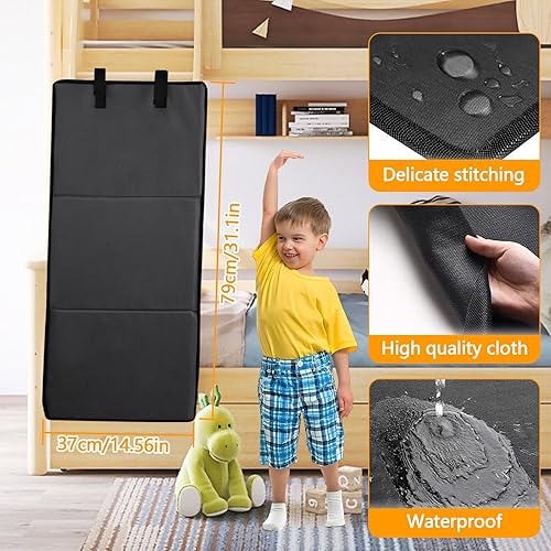 Copertura per Scaletta, Copriscala per Letto a Castello per Bambini in Tessuto Oxford, Blocco per Scaletta per Letto a Castello, Impedisce ai Bambini di Arrampicarsi Sulle Scale, 79×37cm - Honorern