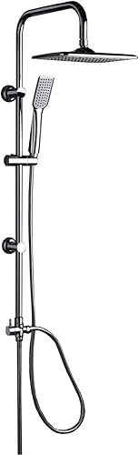 Colonna Doccia A Ponte Con Soffione Cervicale Rettangolare - Honorern