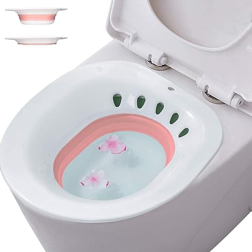 Vasca da bagno Sitz per WC, lavabo da bagno Sitz pieghevole,Bidet Portatile, adatto per WC universal - Honorern