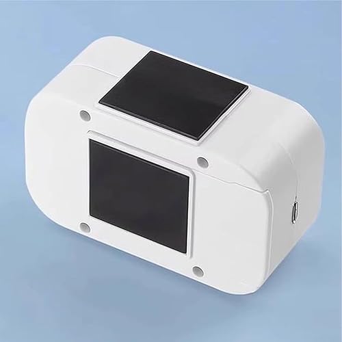 Campanello di benvenuto, sensore di movimento attivato registrabile vocale di saluto per negozio ingresso lettore audio di sicurezza con rilevamento a infrarossi messaggio personalizzabile, ABS bianco - Honorern