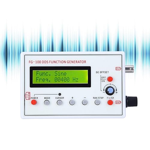 Generatore di segnale, Generatore di funzioni DDS, Contatore di frequenza del modulo sorgente del segnale, Frequenza sinusoidale 1HZ-500KHz, Misuratore di frequenza - Honorern