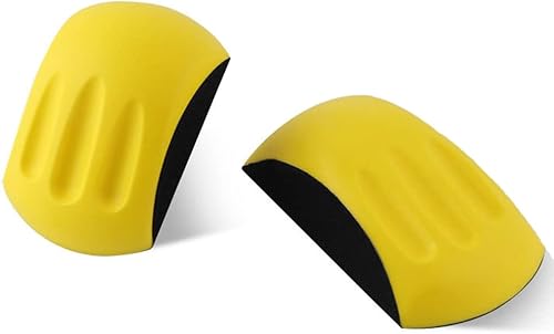 Blocco di levigatura a mano 5 '' 6 '' Hook & Loop disco di carta vetrata lucidatura pad per mobili in legno casa artigianato rettifica - Honorern