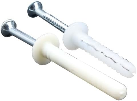 Tasselli a battere nylon c/vite 6X40-6X60 (Bianco, 6x40) - Honorern