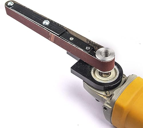 Attrezzo di Conversione per Smerigliatrici Angolari, Attrezzo di Conversione per Levigatrici a Nastro per Lucidatrici Tipo 100 125, Levigatrici a Nastro a Basso Impatto e a Bassa Usura - Honorern