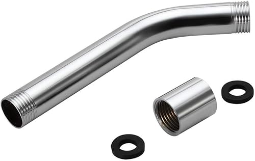 Estensione Braccio Doccia Tubo di estensione Braccio Doccia a Mano resistente all'usura Acciaio Inossidabile Rivestimento Parete Cromo - Honorern