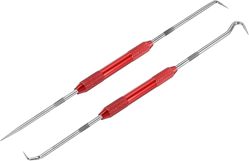 Set di Attrezzi a Uncino e Punta, Punta Dritta a 90 Gradi, Punta a 45 Gradi, Uncino Completo, Punta a Doppio Punta per Rimuovere Guarnizioni di Precisione e Sigilli d'Olio - Honorern