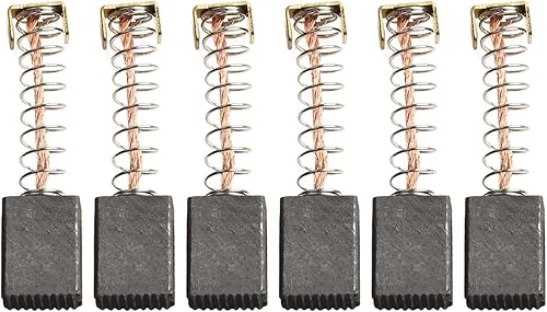 Confezione da 6 spazzole in carbonio adatte per motori Parkside PBH 1500 A1 per migliorare le prestazioni e la stabilità - Honorern