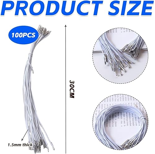 100 Corde Elastiche Tonde, Corde Elastiche Con Fibbia, Elastici Per Realizzare Maschere, Corde Elastiche Per Maschere - Honorern