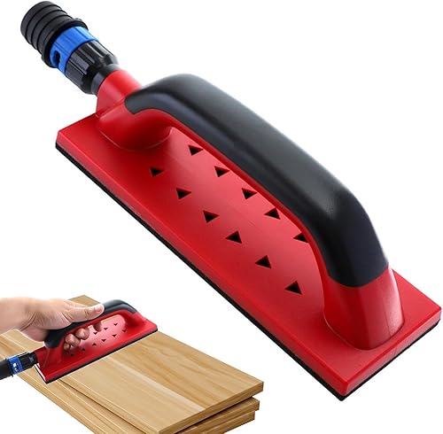 Duroecsain Smerigliatrice multifunzione per dettagli, strumento di levigatura senza polvere, blocco di levigatura manuale per l'aspirazione della polvere, strumento di lucidatura multifunzionale, - Honorern