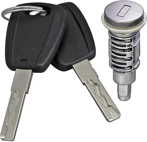 Cilindretto Serratura Porta Anteriore Sinistra per 159 Brera Mito Bravo II Idea Ka Delta III Musa Blocchetto Nottolino Chiave - Honorern