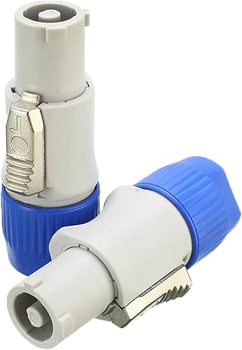 40 Pz 3 Pin CA Powercon Connettore Spina NAC3FCA NAC3FCB CA 20A 250V Adattatore per Spina di Alimentazione per Luce da Palco(B) - Honorern