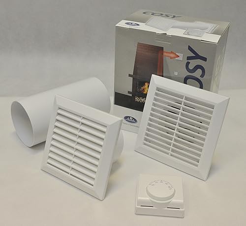 Turbina ad aria calda 4 in 1, per la distribuzione dell’aria calda, con termostato e accessori - Honorern