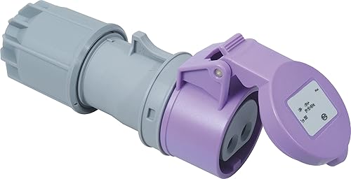 Accoppiamento CEE IP 44 a 2 poli, 24 V 16 A, con contatti nichelati, viola - Honorern