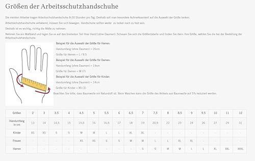 strongAnt GRANADA-Guanti da saldatura in pelle bovina guanti da lavoro adatti anche per grigliare guanti di sicurezza - TÜV GS - Grigio - Taglia: 9 - Honorern