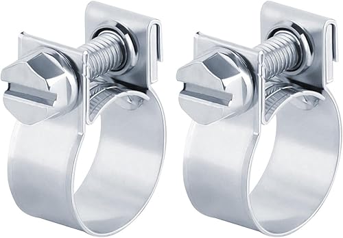 (6 – 8 mm), 2 fascette stringitubo in acciaio W1, mini morsetti per tubo del carburante (6 – 8 mm) - Honorern