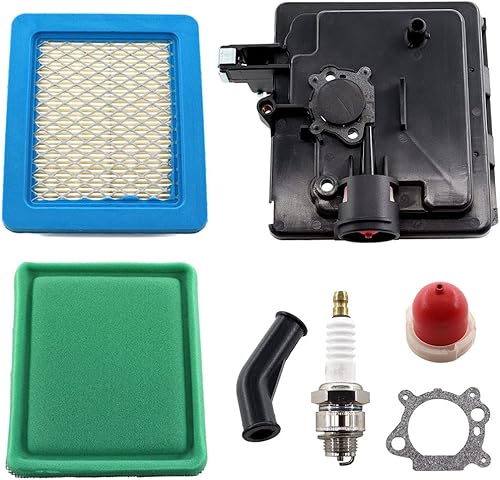 Alloggiamento filtro aria piastra di base candela di accensione per Briggs & Stratton Quantum Motore 795259 792040 691753 496116 Copertura filtro aria tosaerba 491588 399959 - Honorern