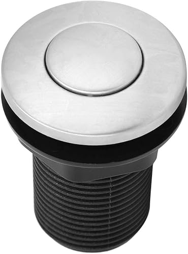 Interruttore Aria Insimmeratore, Rottami Immondizia Interruttore Aria 32mm per Smaltimento Rifiuti Kit Tubo Pneumatico Smaltimento On/off Pulsante Autobloccante Automatico - Honorern