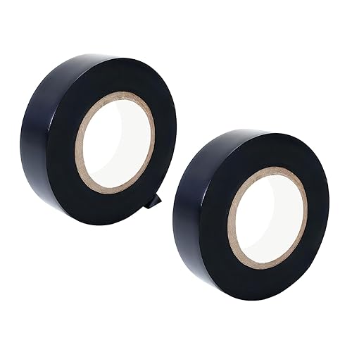 Ctyjia 2 Pezzi Nastro Isolante Elettrico, 18mm x 20m PVC Nastro Adesivo, Nastro per Elettricisti, Nastro Impermeabile Giallo per Isolamento, Riparazioni - Honorern