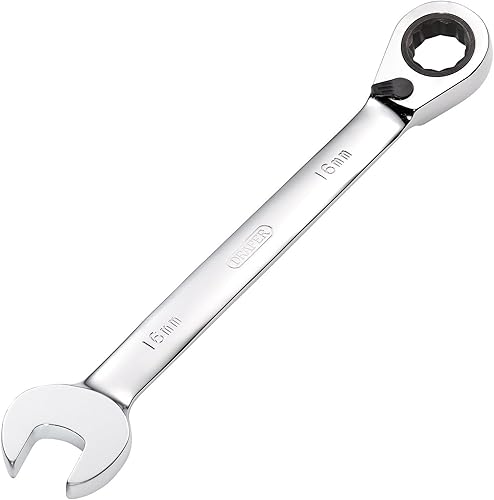 Draper 52001 8230RMMB Hi-Torq - Chiave combinata reversibile a cricchetto, 13 mm, colore: Blu - Honorern