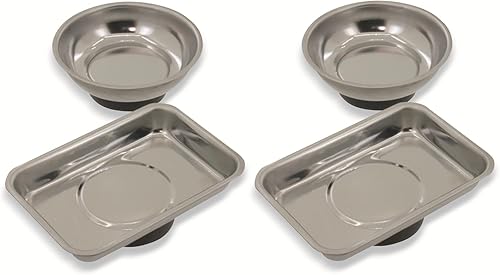 Donau Elektronik Set di 4 vassoi magnetici, Multicolore, RS40 - Honorern