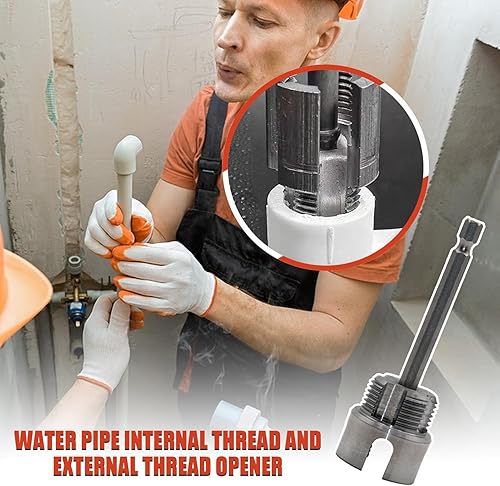 Filettatore Per Tubi - Strumento Manuale per Filettare Tubi | Maschio Estrattore Con Filiere Per Cavi Macchina Tubi Giardino Orto Cortile Terrazzo Fattoria - Honorern