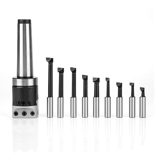 Mt4 Arbor Adapter Taper, Bareno Shank F1 12 50Mm Boring Head 9Pcs 12Mm Boring Bar Set - Honorern