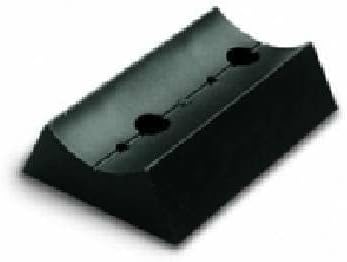 SUPPORTO DI FISSAGGIO SU PALO D60MM NERO A551NE - Honorern