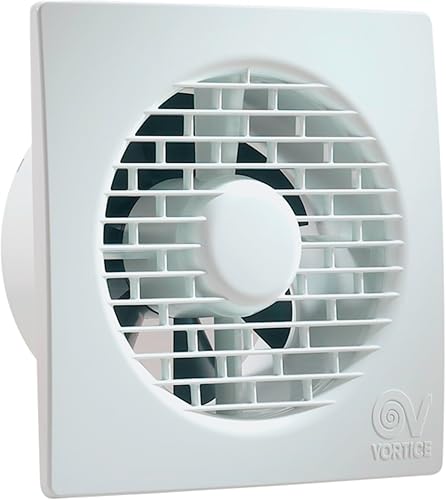 Vortice 11139 Aspiratore elicoidale per Parete Punto Filo, 15 W, 240 V, Bianco, Ø Gehäuse: 15,9 cm, Ø Laufrad: 9,8 cm - Honorern