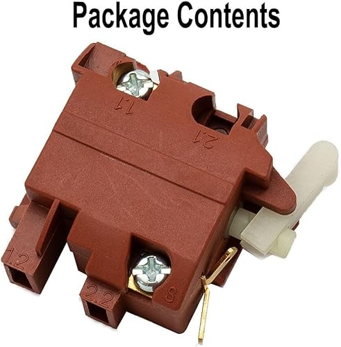 Interruttore di ricambio ad alte prestazioni per smerigliatrici angolari Bosch PWS 6-115 PWS 7-115 PWS 7-125 PWS 5-115 PWS 550 in plastica rossa - Honorern