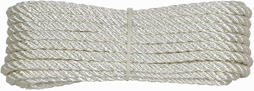 006004271 Gherlino cima per ormeggio, diametro 12 mm, 10 metri, bianco - Honorern