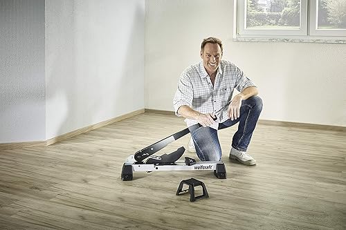 wolfcraft Taglierina per vinile e laminato VLC 1000 I 6940000 I La potente taglierina professionale per tavole di spessore fino a 14 mm - Honorern