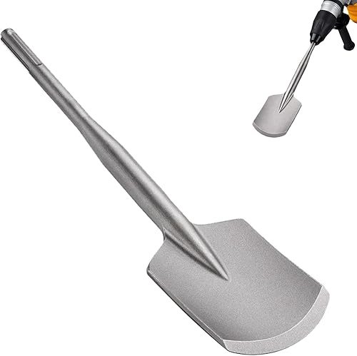 Scalpello SDS MAX, 110x450mm Pala Per Fango Pala Per Argilla Per Asfalto Scalpello Per Martelli Demolitori Rimozione Di Muratura Giardinaggio Paesaggistica Calcestruzzo Mattoni Sabbia Pietra - Honorern
