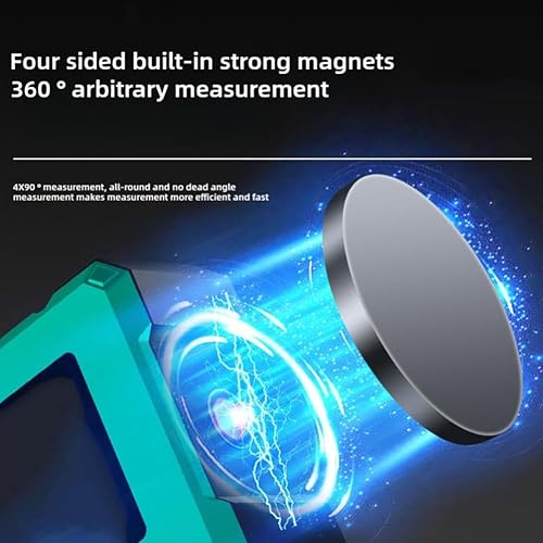 Cercatore angolare digitale magnetico,Cercatore angolare digitale con laser elettronico,Angolo Meter Tabella sega inclinometro goniometro,Scatola di livello magnetico,Strumento di misurazione della - Honorern