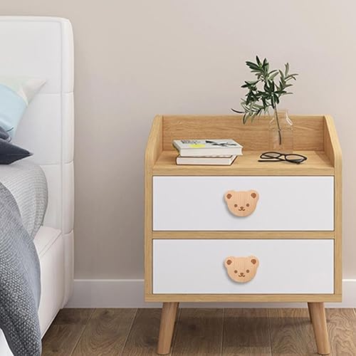 Pomelli Per Mobili In Legno, 10 Pezzi Simpatico Orsetto Per Armadietti Da Cucina, Pomelli Per Porte Con Viti Per Cassetti, Maniglia Per Mobili A Forma Di Orsetto Per Armadietti Da Cucina Guardaroba - Honorern