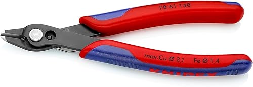 Knipex Electronic Super Knips Xl Brunita, Rivestiti in Materiale Bicomponente 140 Mm 78 61 140 - Honorern