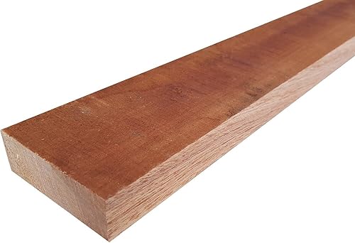 Listello Legno Massello di Mogano Grezzo Segato mm 40 x Varie Misure x 1150 - Dimensione Disponibile: mm 40 x 10 x 1150 - Honorern