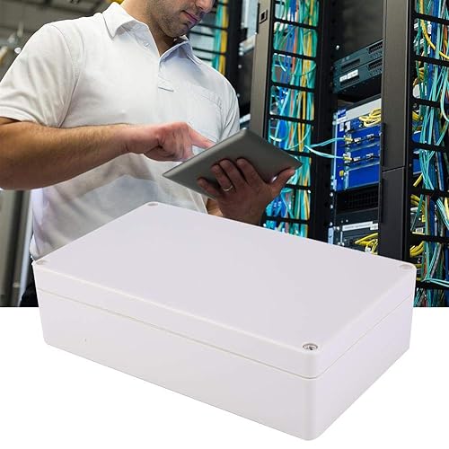 Scatola di Giunzione, 200x120x55mm Plastica ABS Scatole Terminali Impermeabili Fai-da-te Cassa di Alimentazione Elettrica Contenitore Elettrico Scatola per Progetti Elettrici per Interni ed Esterni - Honorern