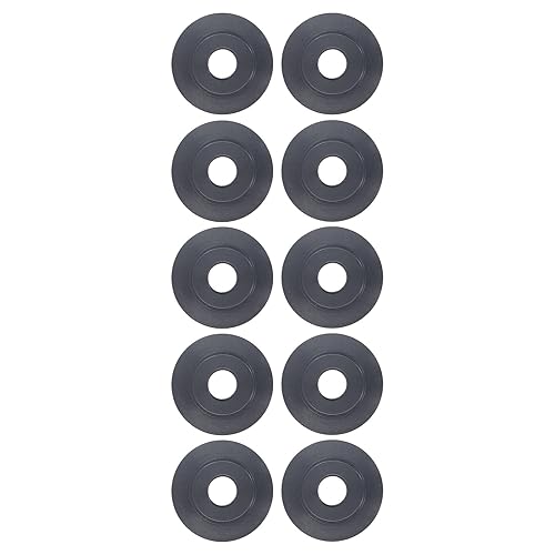 Rotella Tagliatubi, 10 Pezzi Ruota di Ricambio per Tagliatubi 3,8 mm Larghezza Lama Tagliatubi Acciaio al Manganese 18 mm OD 5 mm ID Resistente all'abrasione - Honorern