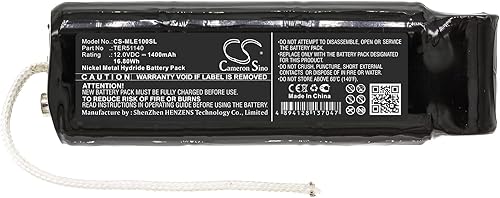 Batterie 1400mAh compatibile con [Minelab] Excalibur 1000, Excalibur 800 Metal Detector, II Metal Detector, II PODS, SWORD, Sword detector sostituisce TER511 FBA - Honorern