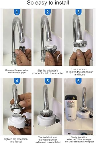 Scaldabagno Istantaneo Elettrico Rubinetto Acqua Calda Istantanea per Rubinetto lavabo da Bagno Scaldabagno Istantaneo Spina UE - Honorern