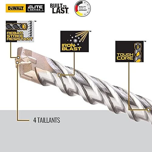 DEWALT DT8912-QZ punte sds-plus 4 taglienti xlr - 6x110x50 mm - Honorern