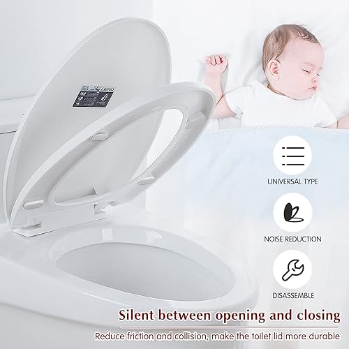 Paraurti per Sedile del Water,4 pezzi Tappo di Supporto per Sedile WC Paraurti di Ricambio con Adesivo Autoadesiva per Il Sedile Gabinetto per Casa Hotel Scuola - Honorern
