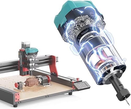 TTC 450 - Trimmer Kit da 800 W, per macchina per incisione TTC450 Pro CNC, Engraver legno, router compatto con valigetta - Honorern