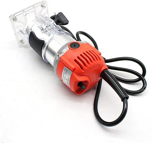 Fresa elettrica verticale da 800 W, 1/4', router in legno, 220 V, fresa palmare portatile per la lavorazione del legno (26 x 15,5 x 13,5 cm) - Honorern